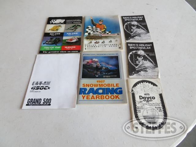 Snowmobile racing programs & yearbooks